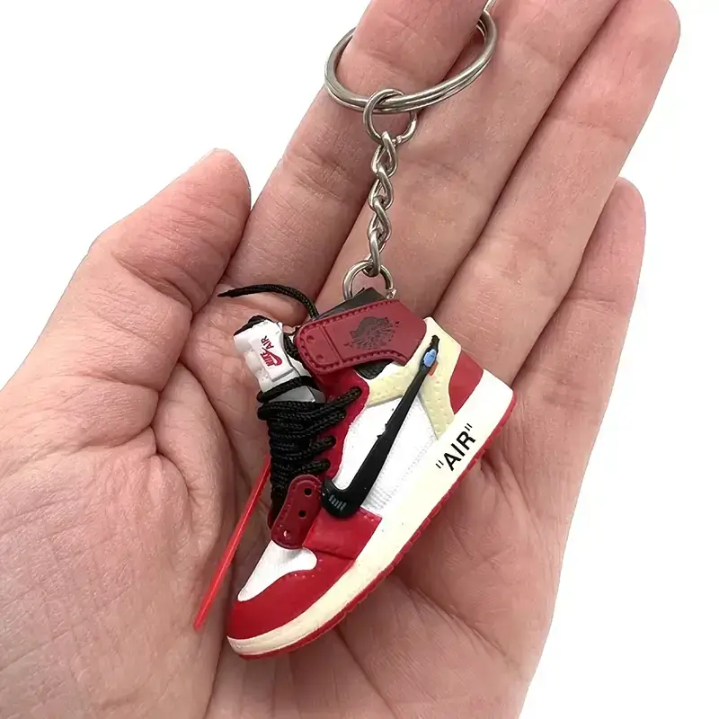 Mini sneaker keychain 3D LV - BROWN signature – Mini Sneaker Shop